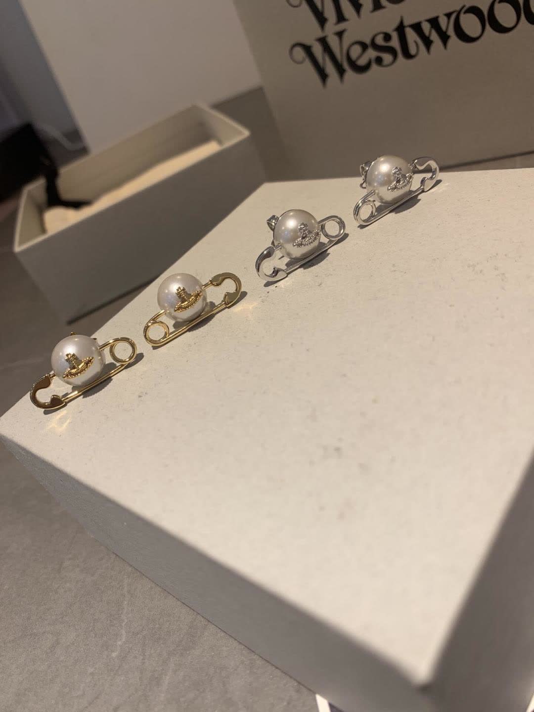 Vivienne Westwood Pearl Brooches
